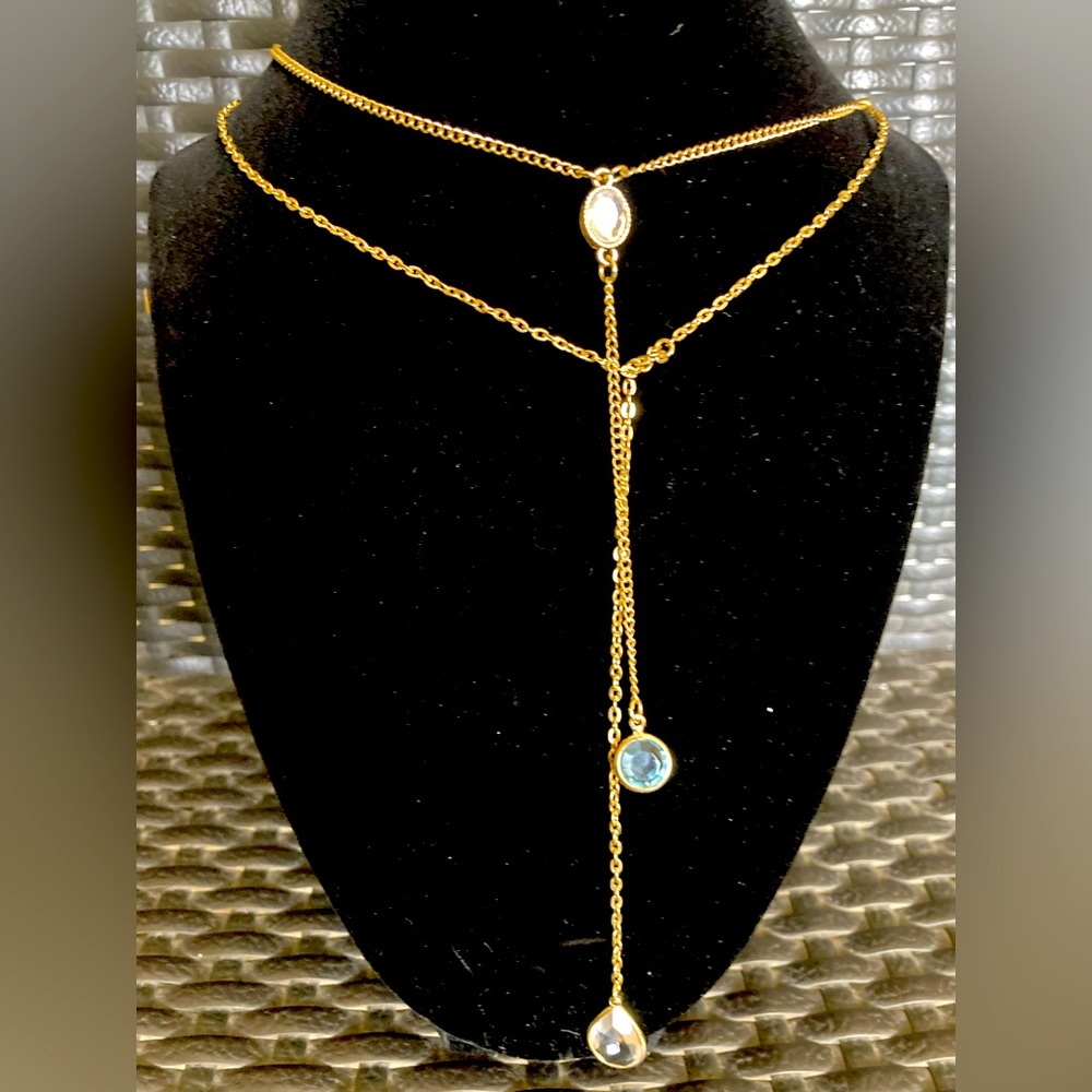 20” length double chain necklace